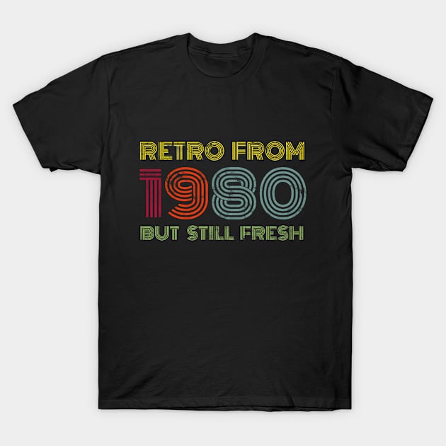 1980 Retro T-Shirt by Rayrock76